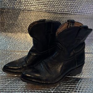Frye Black Leather Boots